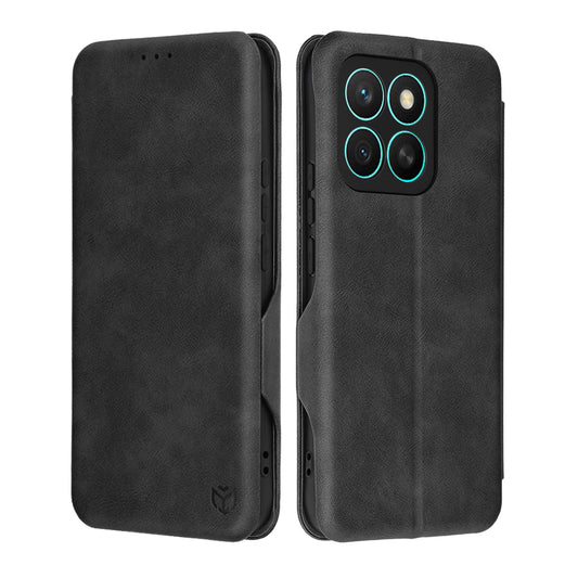Hoes voor Honor X8c, Techsuit, Safe Wallet Plus, Zwart