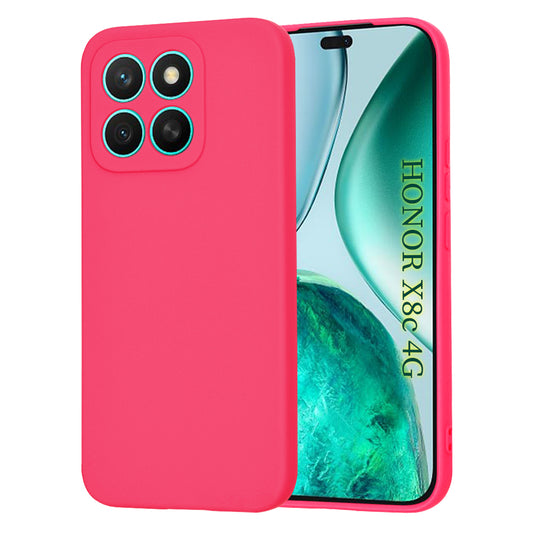 Hoes voor Honor X8c, Techsuit, SoftFlex, Donkerroze