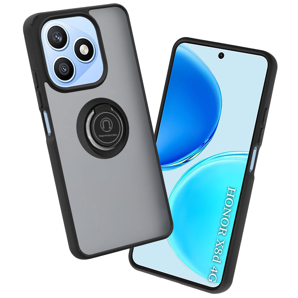 Hoes voor Honor X8d, Techsuit, Glinth, Zwart