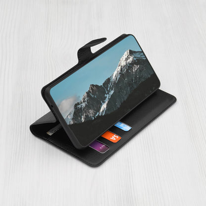 Case for Honor X9c / Magic7 Lite, Techsuit, Leather Folio, Black