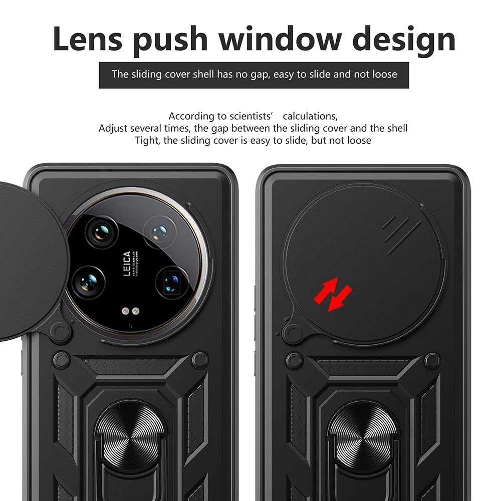 Hoes voor Honor X9c / Magic7 Lite, Techsuit, CamShield, Zwart