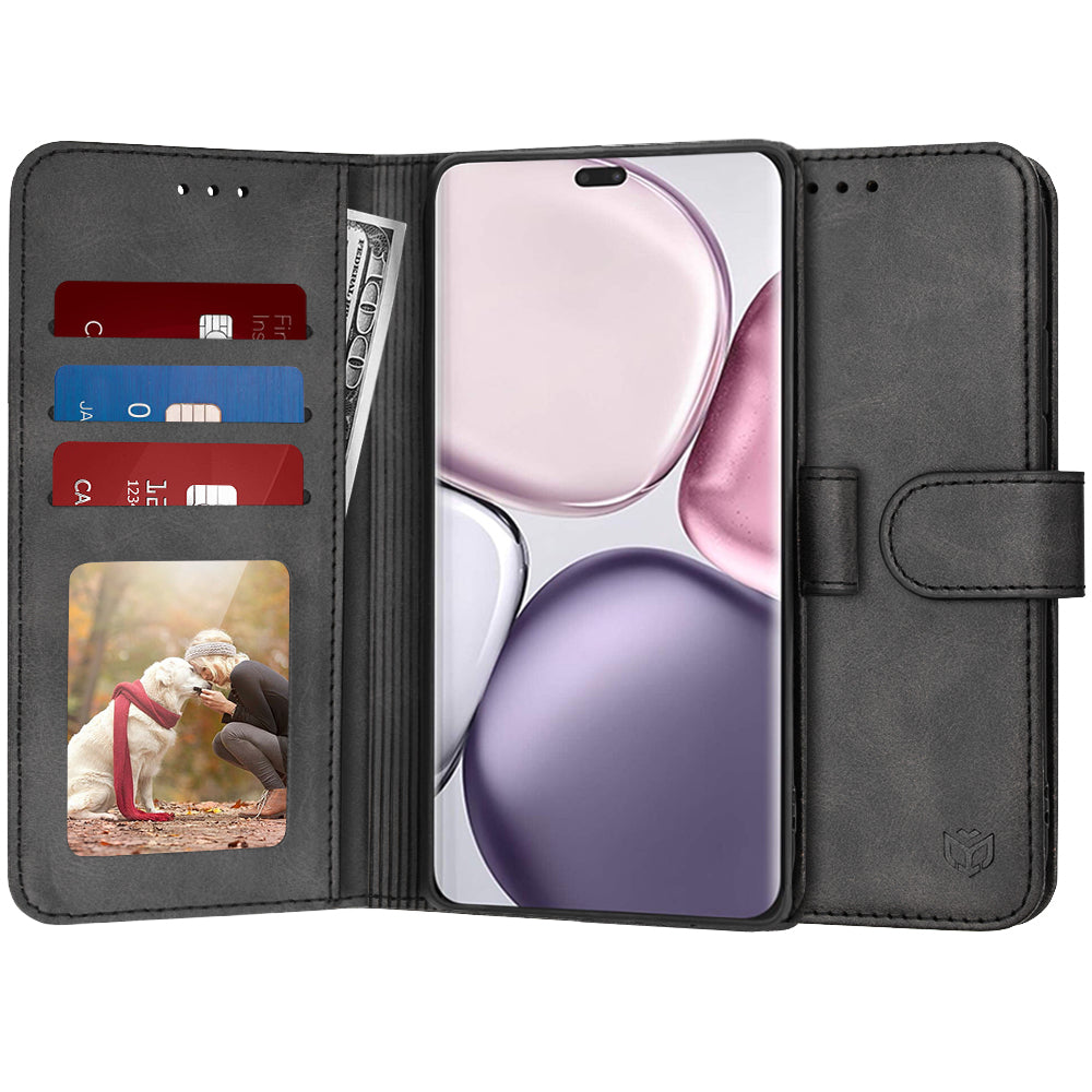 Case for Honor X9c / Magic7 Lite, Techsuit, Diary Book, Black
