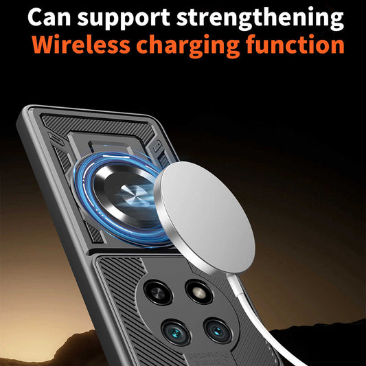 Hoes voor Honor X9c / Magic7 Lite, Techsuit, RuggedCam, Blauw