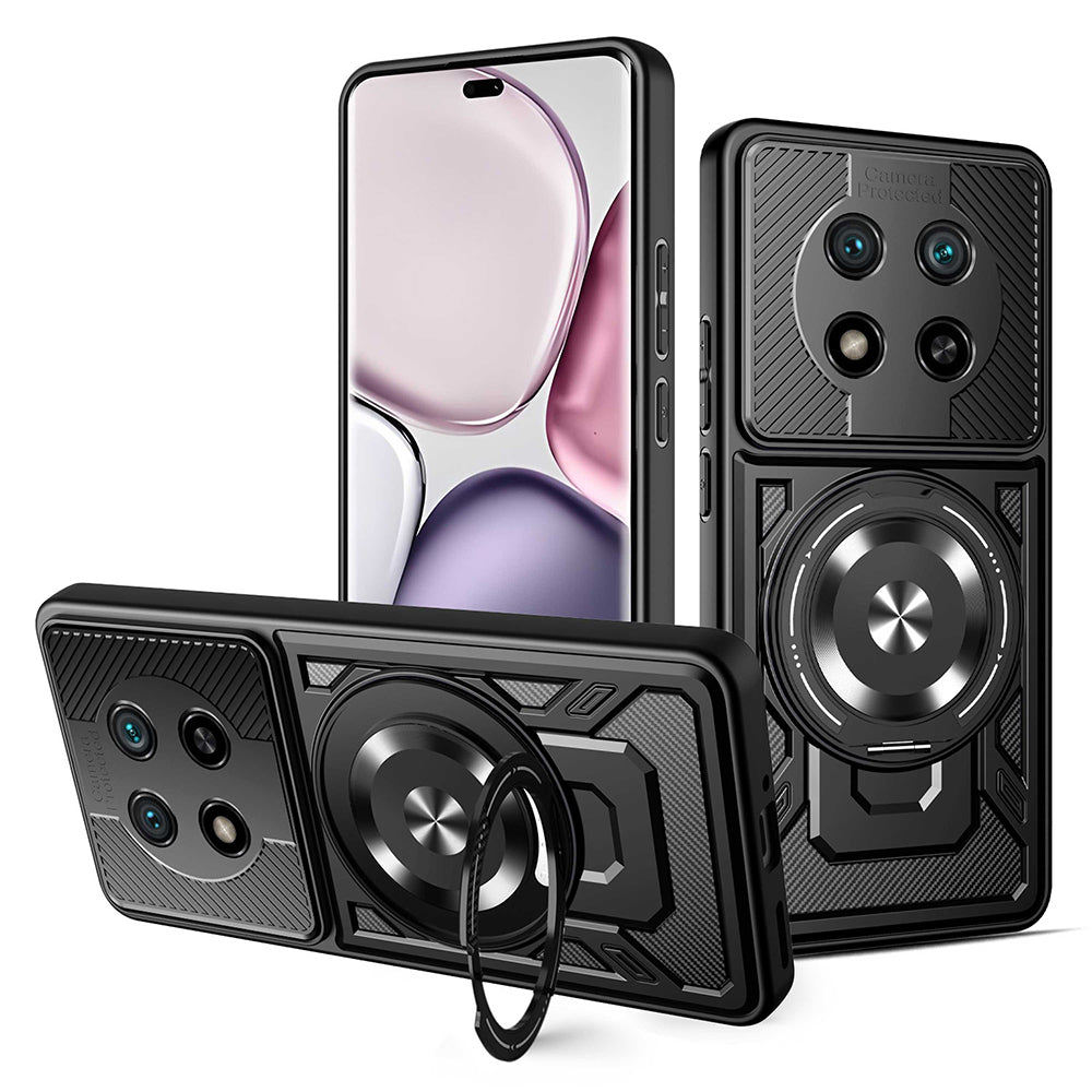 Hoes voor Honor X9c / Magic7 Lite, Techsuit, RuggedCam, Zwart
