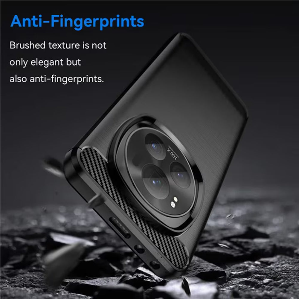 Hoes voor Honor X9c Smart, Techsuit, Carbon, Zwart