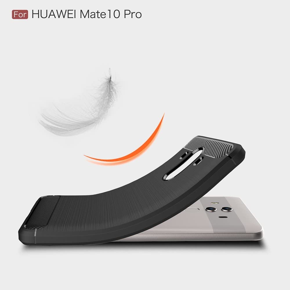 Hoes voor Huawei Mate 10 Pro, Techsuit, Carbon, Zwart
