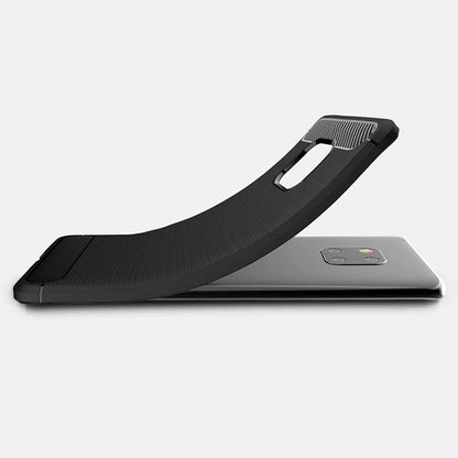 Hoes voor Huawei Mate 20 Pro, Techsuit, Carbon, Zwart