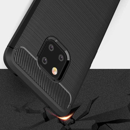 Hoes voor Huawei Mate 20 Pro, Techsuit, Carbon, Zwart