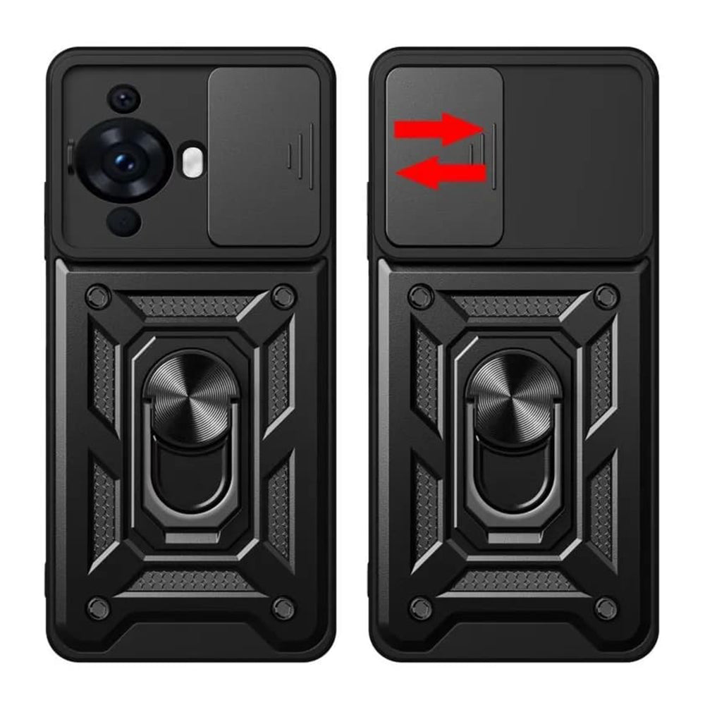 Hoes voor Huawei nova 12s / nova 11, Techsuit, CamShield, Zwart