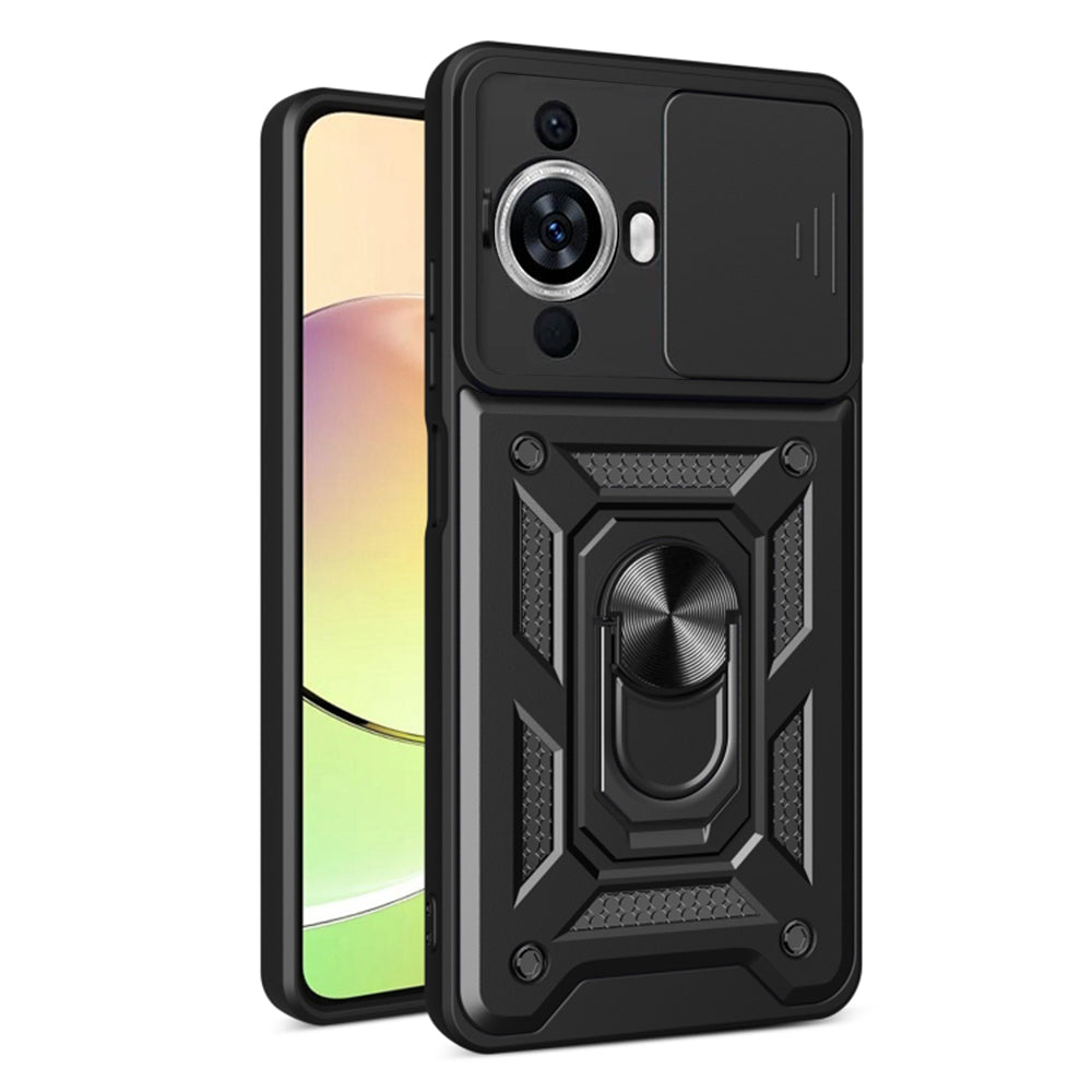 Hoes voor Huawei nova 12s / nova 11, Techsuit, CamShield, Zwart