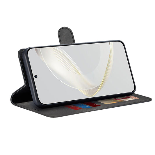 Hoes voor Huawei nova 12s / nova 11, Techsuit, Diary Book, Zwart