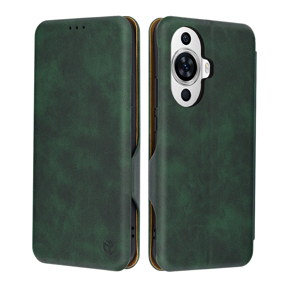Case for Huawei nova 12s / nova 11, Techsuit, Safe Wallet Plus, Green
