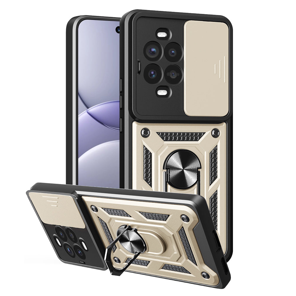Hoes voor Huawei nova 13 Pro, Techsuit, CamShield, Goudkleurig