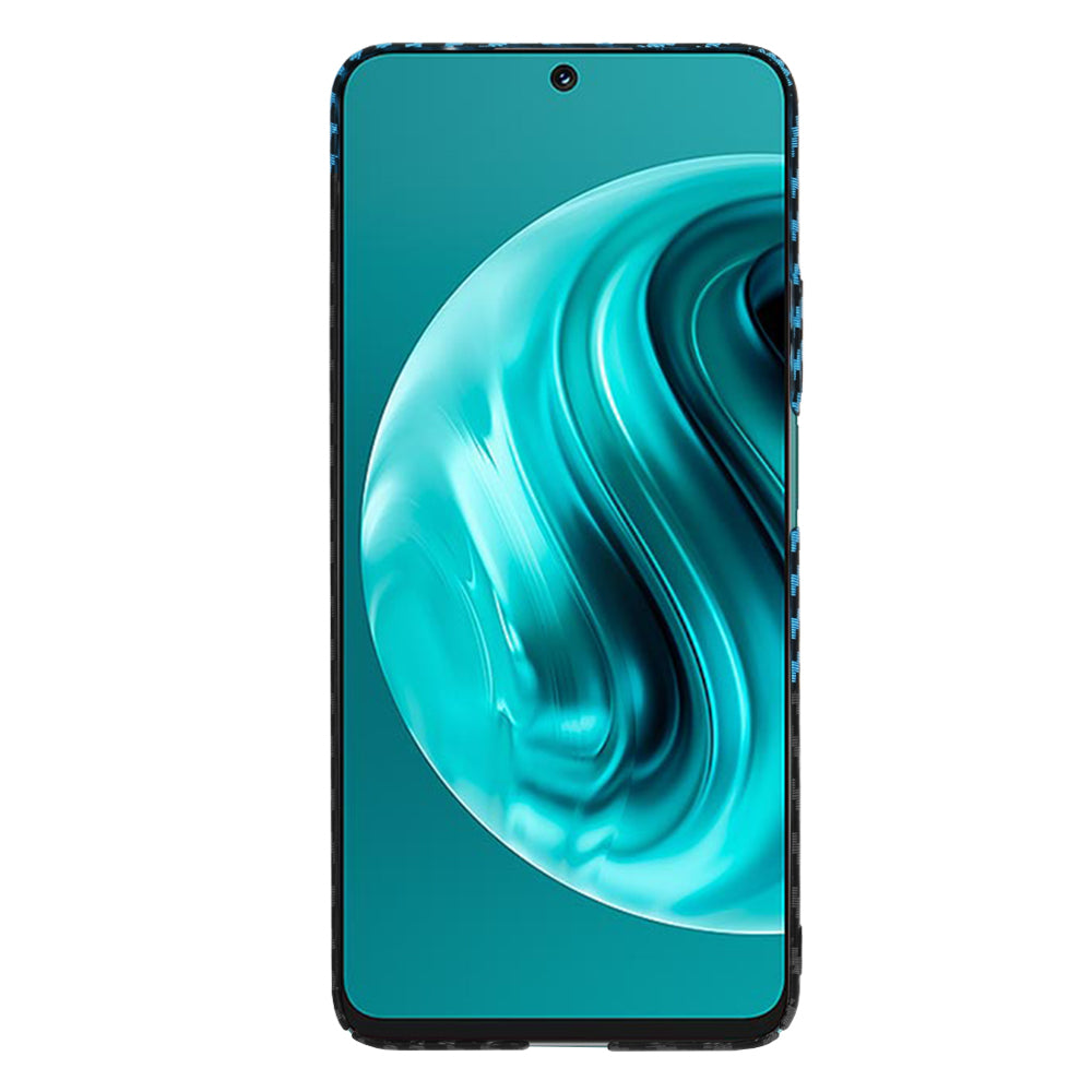 Hoes voor Huawei nova 13i / nova 12i, Techsuit, Carbonite FiberShell, Zwart Blauw