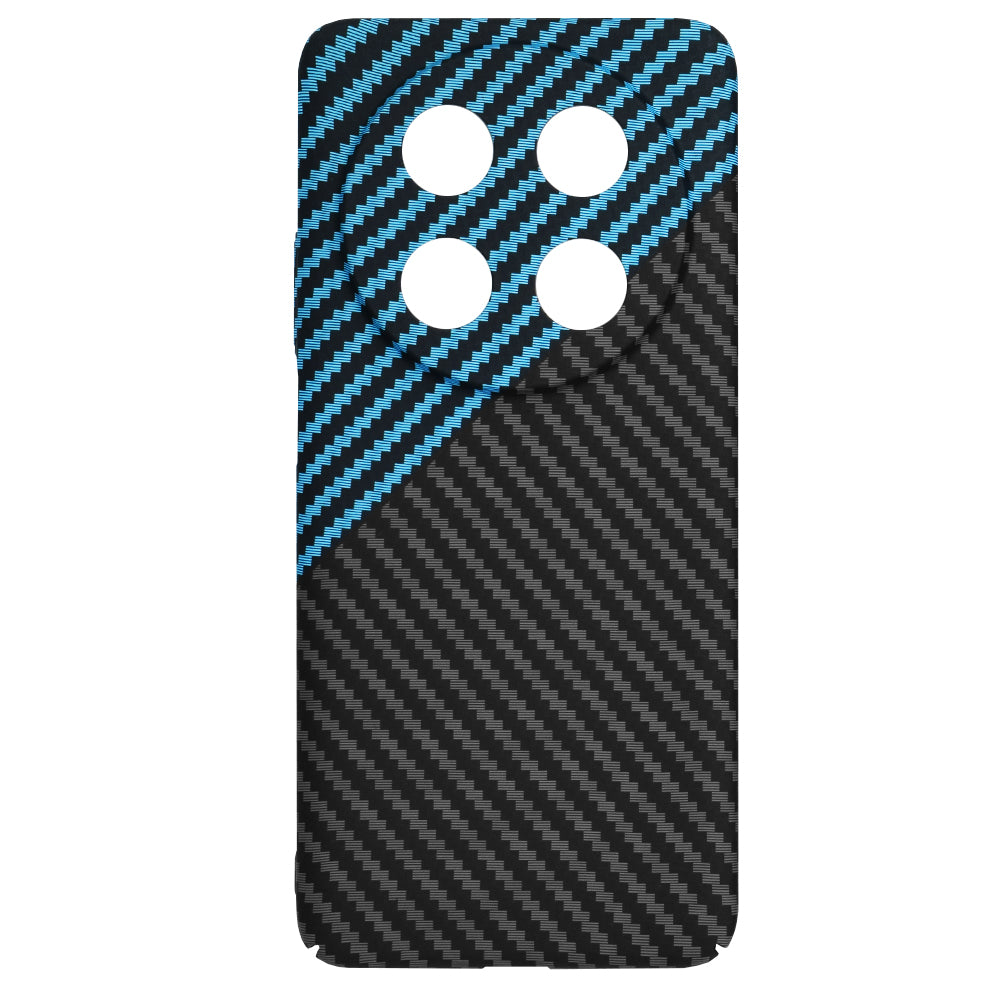Hoes voor Huawei nova 13i / nova 12i, Techsuit, Carbonite FiberShell, Zwart Blauw