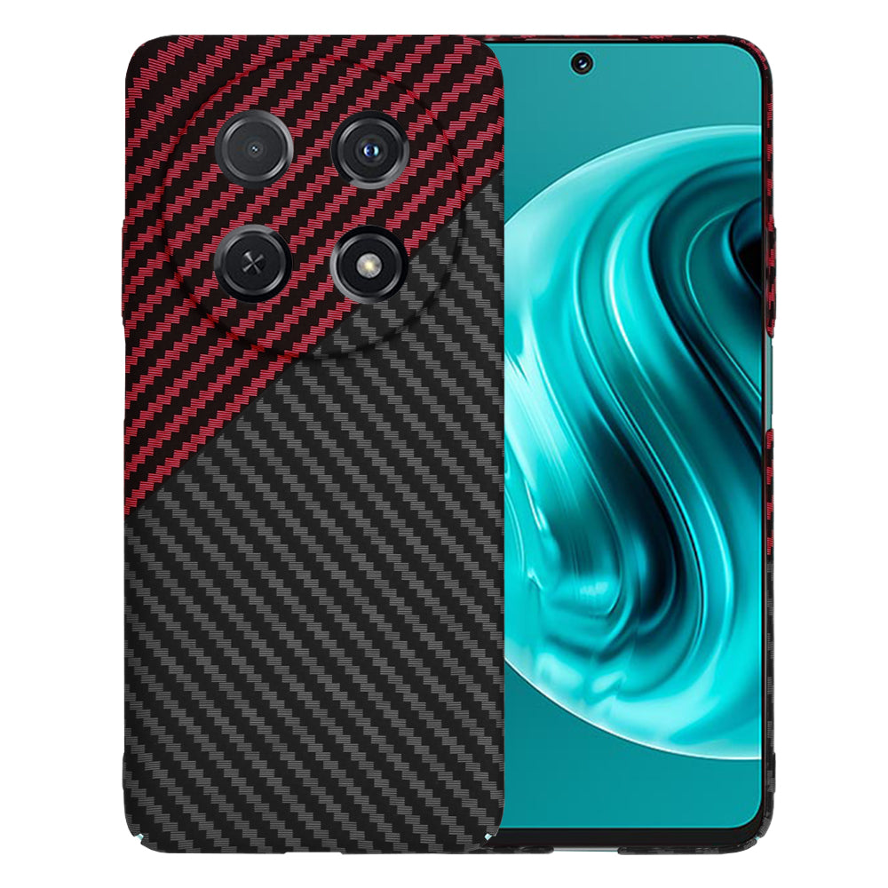 Hoes voor Huawei nova 13i / nova 12i, Techsuit, Carbonite FiberShell, Zwart Rood