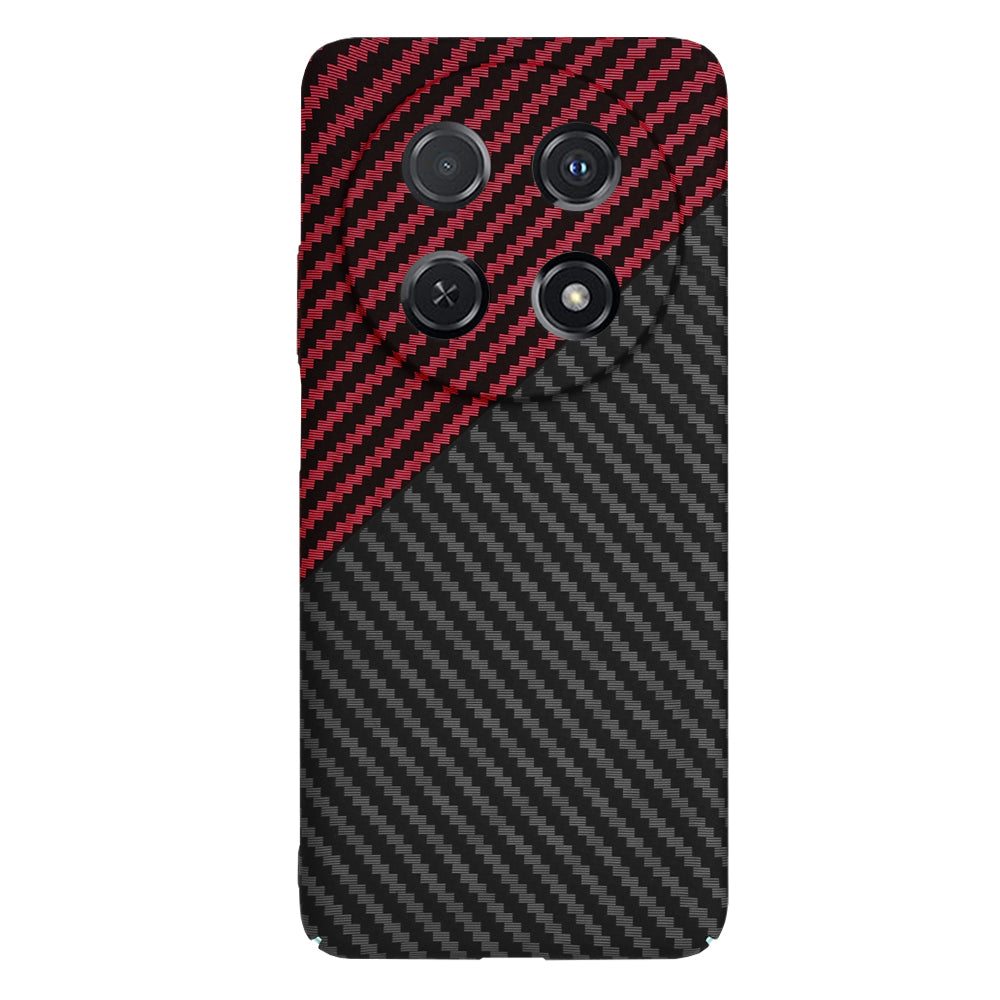 Hoes voor Huawei nova 13i / nova 12i, Techsuit, Carbonite FiberShell, Zwart Rood