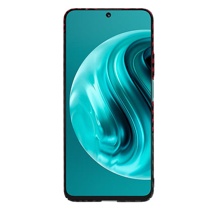 Hoes voor Huawei nova 13i / nova 12i, Techsuit, Carbonite FiberShell, Zwart Rood