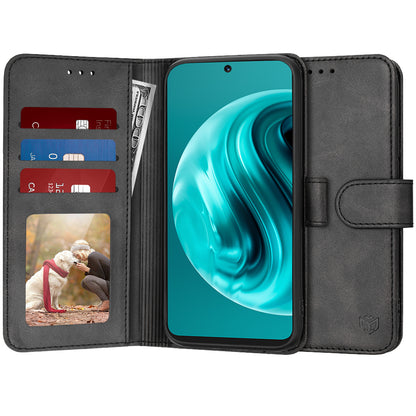 Hoes voor Huawei nova 13i / nova 12i, Techsuit, Diary Book, Zwart