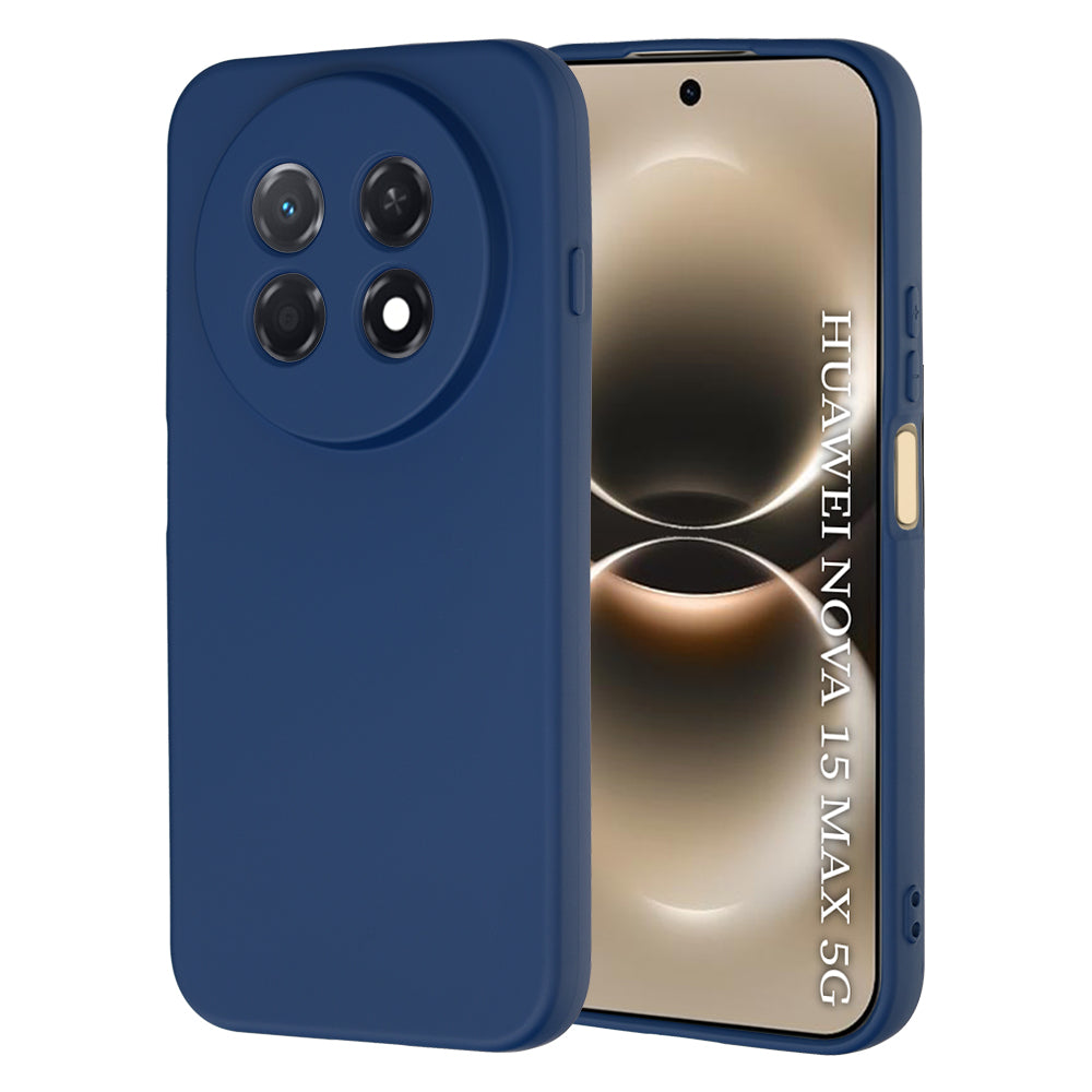 Hoes voor Huawei nova 15 Max, Techsuit, SoftFlex, Marineblauw