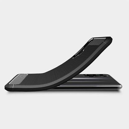 Hoes voor Huawei nova 5T / Honor 20, Techsuit, Carbon, Zwart