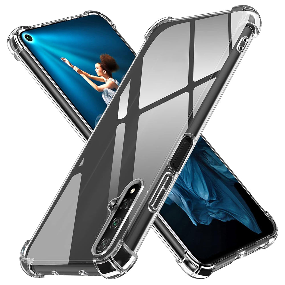Hoes voor Huawei nova 5T / Honor 20, Techsuit, Schokbestendig Helder, Transparant