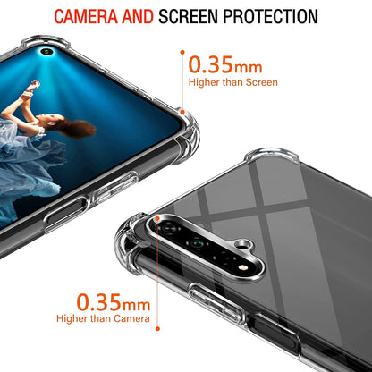 Hoes voor Huawei nova 5T / Honor 20, Techsuit, Schokbestendig Helder, Transparant