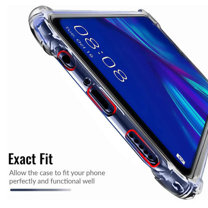 Hoes voor Huawei P Smart (2019), Techsuit, Schokbestendig Helder, Transparant