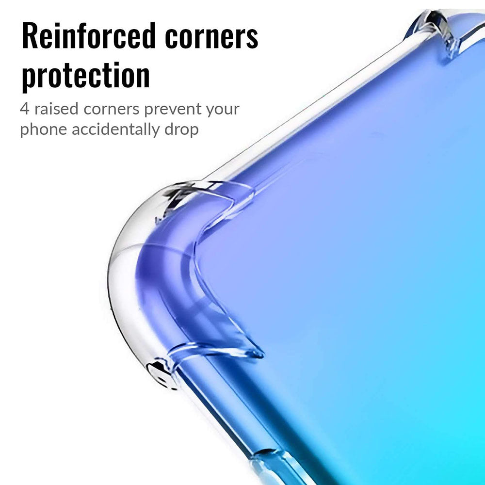 Hoes voor Huawei P Smart (2019), Techsuit, Schokbestendig Helder, Transparant
