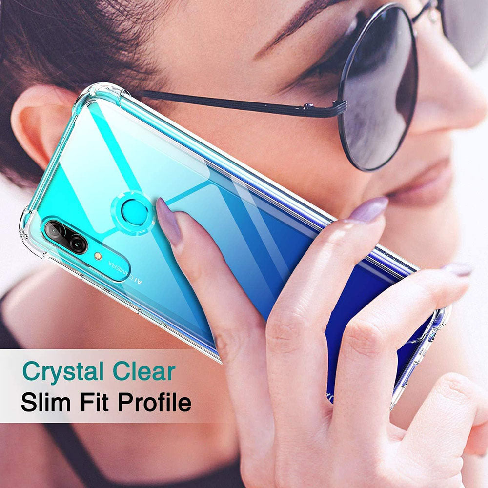 Hoes voor Huawei P Smart (2019), Techsuit, Schokbestendig Helder, Transparant
