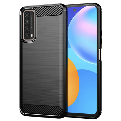 Hoes voor Huawei P smart 2021, Techsuit, Carbon, Zwart