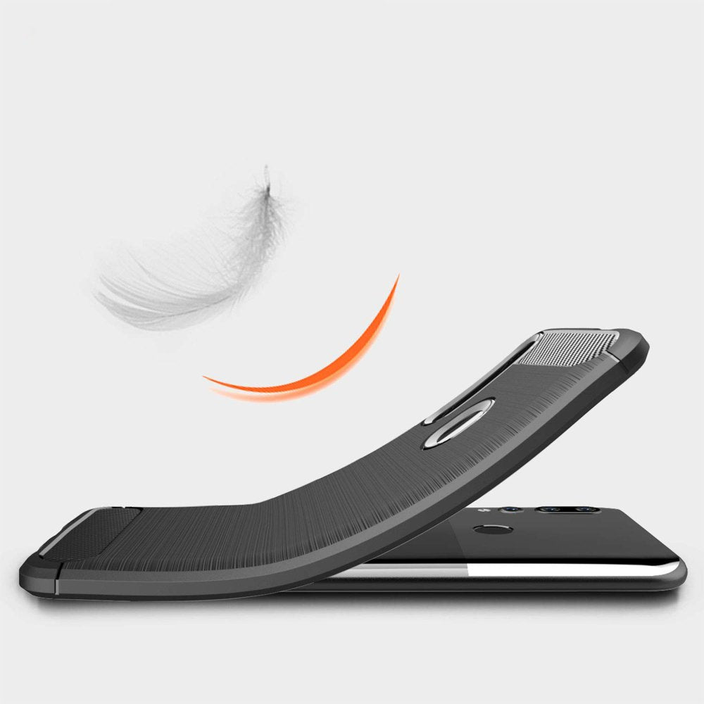 Hoes voor Huawei P Smart Z, Techsuit, Carbon, Zwart
