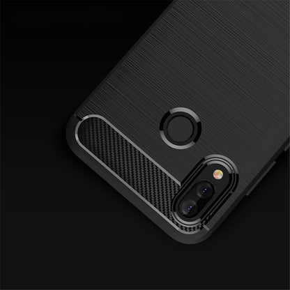 Hoes voor Huawei P20 Lite, Techsuit, Carbon, Zwart