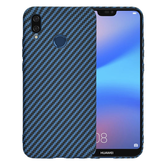Hoes voor Huawei P20 Lite, Techsuit, Carbonite FiberShell, Turquoise