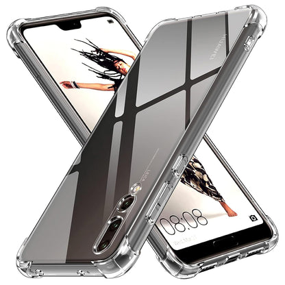 Hoes voor Huawei P20 Pro, Techsuit, Schokbestendig Transparant, Helder