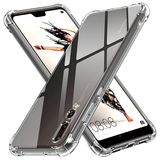 Hoes voor Huawei P20 Pro, Techsuit, Schokbestendig Transparant, Helder