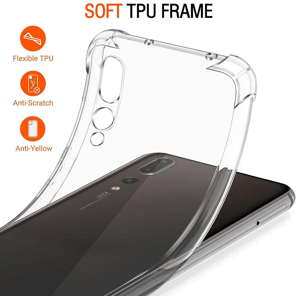 Hoes voor Huawei P20 Pro, Techsuit, Schokbestendig Transparant, Helder