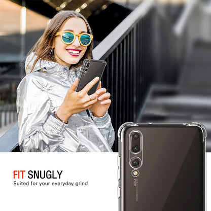 Hoes voor Huawei P20 Pro, Techsuit, Schokbestendig Transparant, Helder
