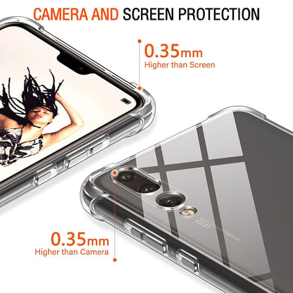 Hoes voor Huawei P20 Pro, Techsuit, Schokbestendig Transparant, Helder