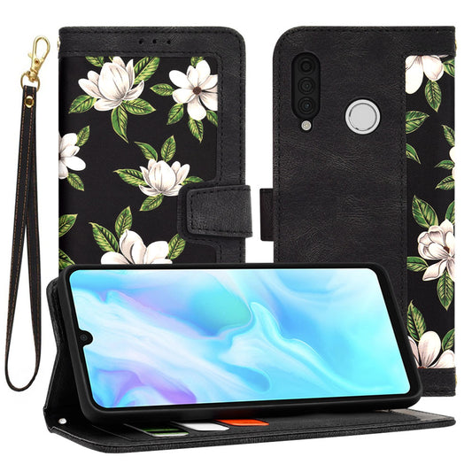 Hoes voor Huawei P30 lite New Edition / P30 lite, Techsuit, FlipCraft, Zwart