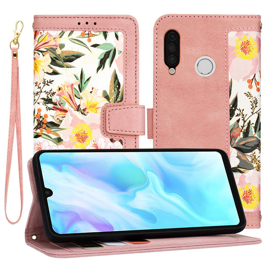 Hoesje voor Huawei P30 lite New Edition / P30 lite, Techsuit, FlipCraft, Roze