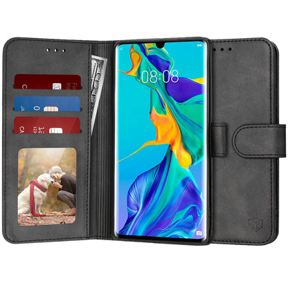 Hoes voor Huawei P30 Pro New Edition / P30 Pro, Techsuit, Diary Book, Zwart