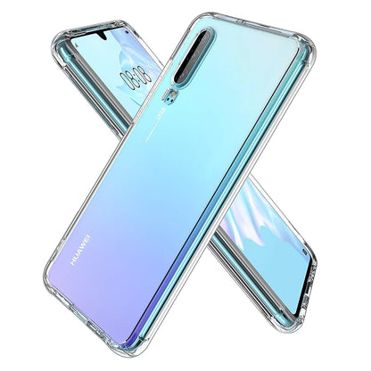 Hoesje voor Huawei P30, Techsuit, Schokbestendig Transparant