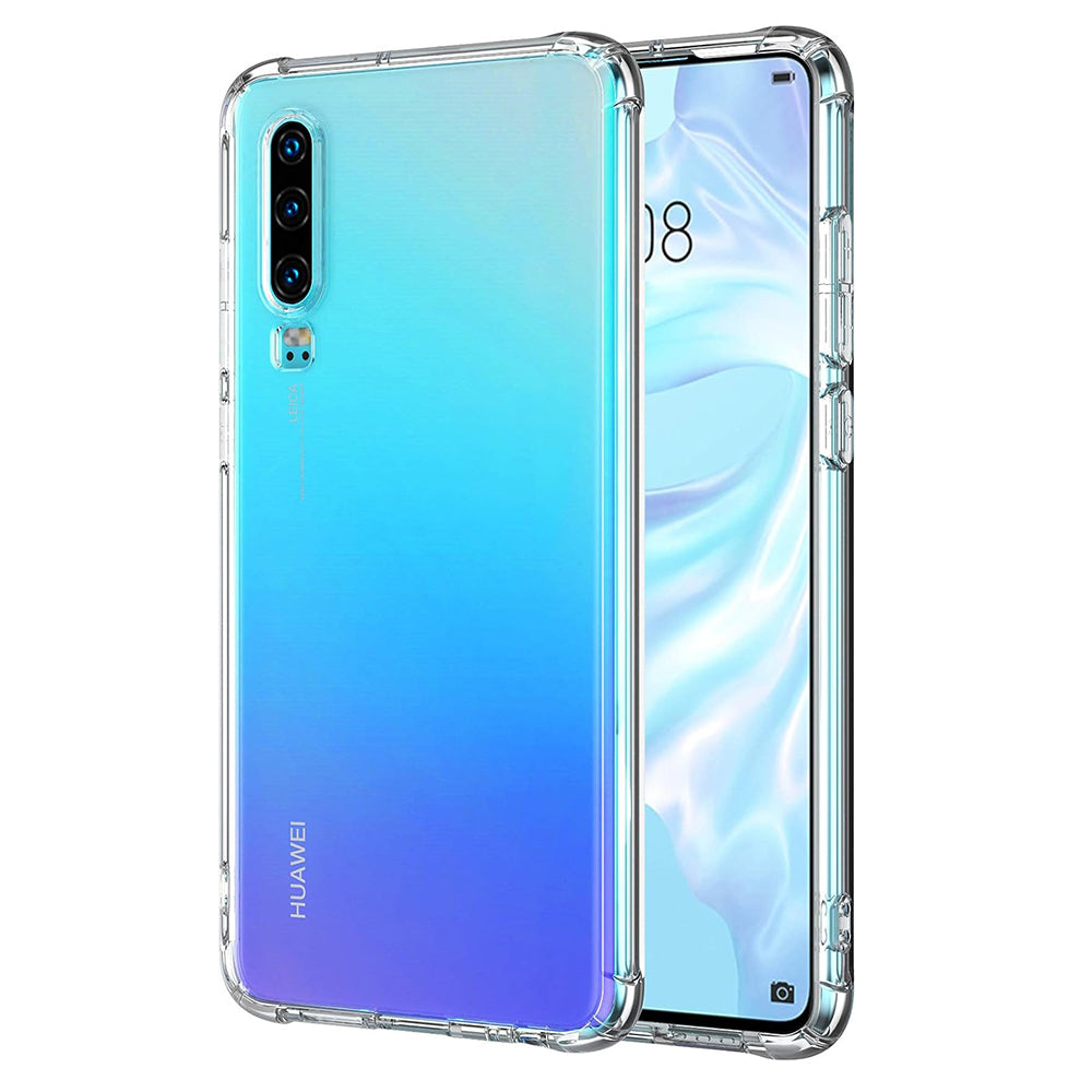 Hoesje voor Huawei P30, Techsuit, Schokbestendig Transparant