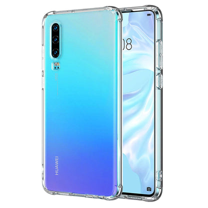 Hoesje voor Huawei P30, Techsuit, Schokbestendig Transparant