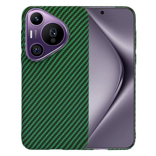 Hoes voor Huawei Pura 70 Pro, Techsuit, Carbonite FiberShell, Groen