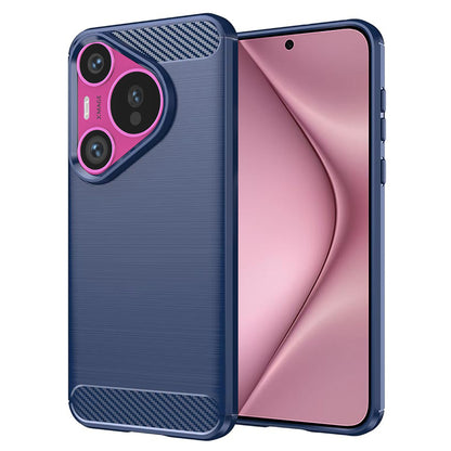 Hoes voor Huawei Pura 70, Techsuit, Carbon, Blauw