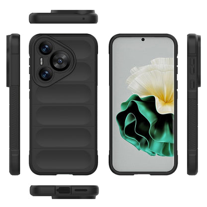 Hoes voor Huawei Pura 70, Techsuit, Magic Shield, Zwart