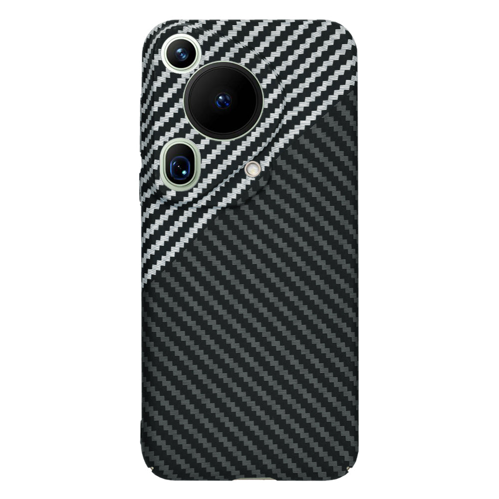 Case for Huawei Pura 70 Ultra, Techsuit, Carbonite FiberShell, Black Gray