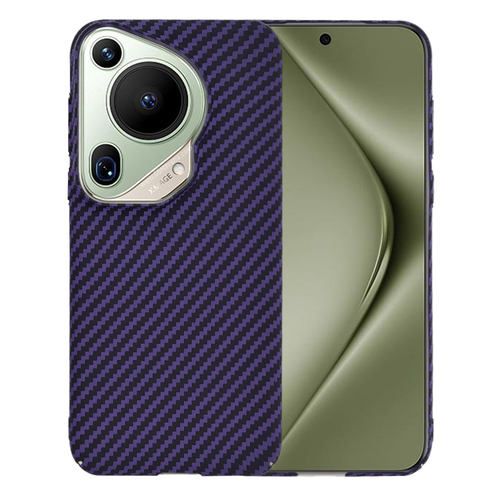 Hoes voor Huawei Pura 70 Ultra, Techsuit, Carbonite FiberShell, Paars